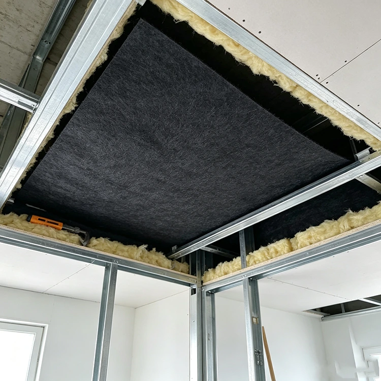 Black Fiberglass Mat for Building Thermal Insulation